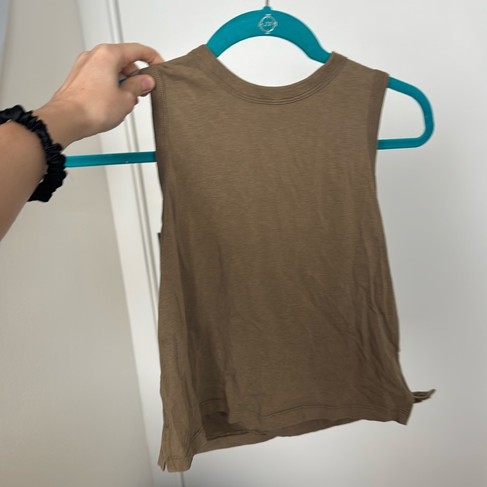 Brown Lululemon tank